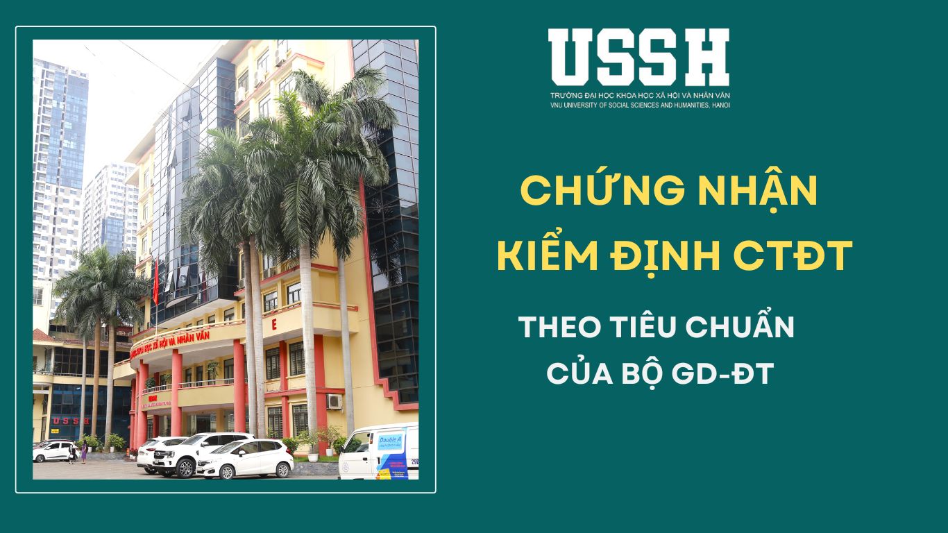Chứng nhận kiểm định CTĐT trình độ Đại học ngành Văn học